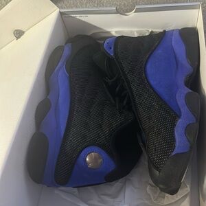 Worn once excellent condition size 10 black an blue 13s retro